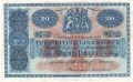 British Linen Bank 20 Pounds, 25. 6.1949